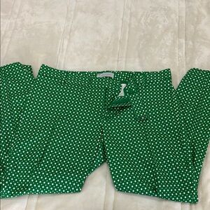 Green Polka Dot Pants